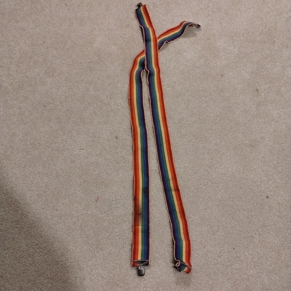 Other - Adult rainbow colored suspenders